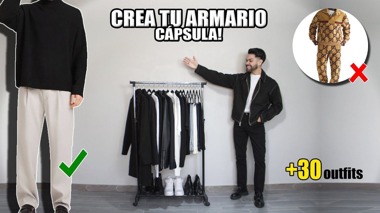 cómo planificar tu armario cápsula de Cómo combinar camisas y pantalones en la moda masculina