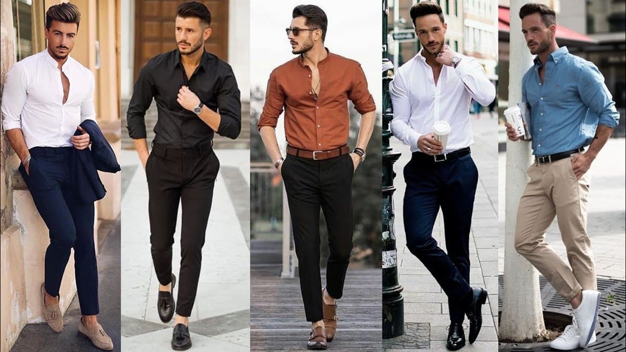 prendas clave para Cómo combinar camisas y pantalones en la moda masculina