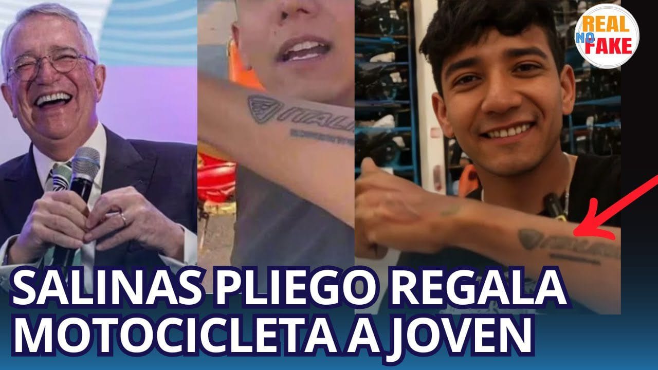 ricardo salinas pliego regala moto