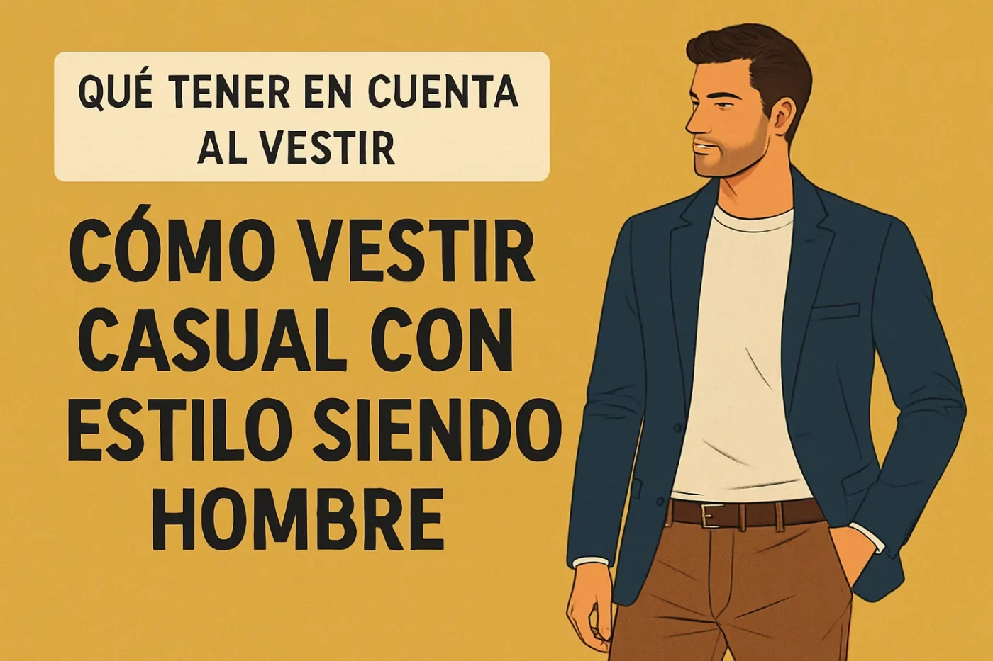 qué tener en cuenta al vestir con Cómo vestir casual con estilo siendo hombre