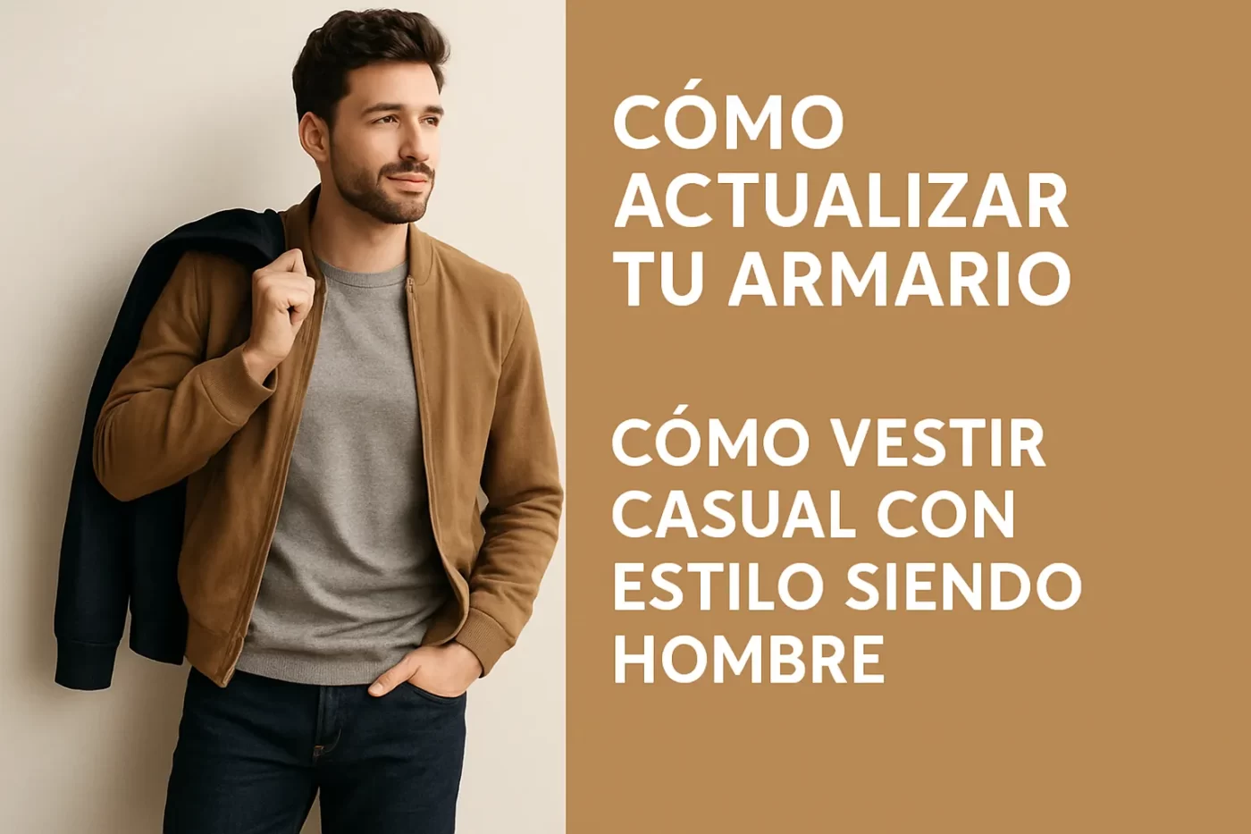 cómo actualizar tu armario con Cómo vestir casual con estilo siendo hombre