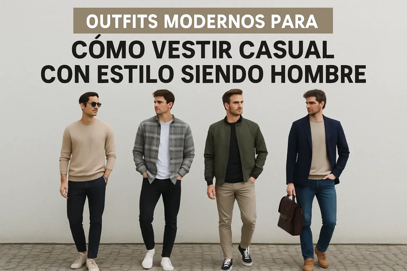 outfits modernos para Cómo vestir casual con estilo siendo hombre