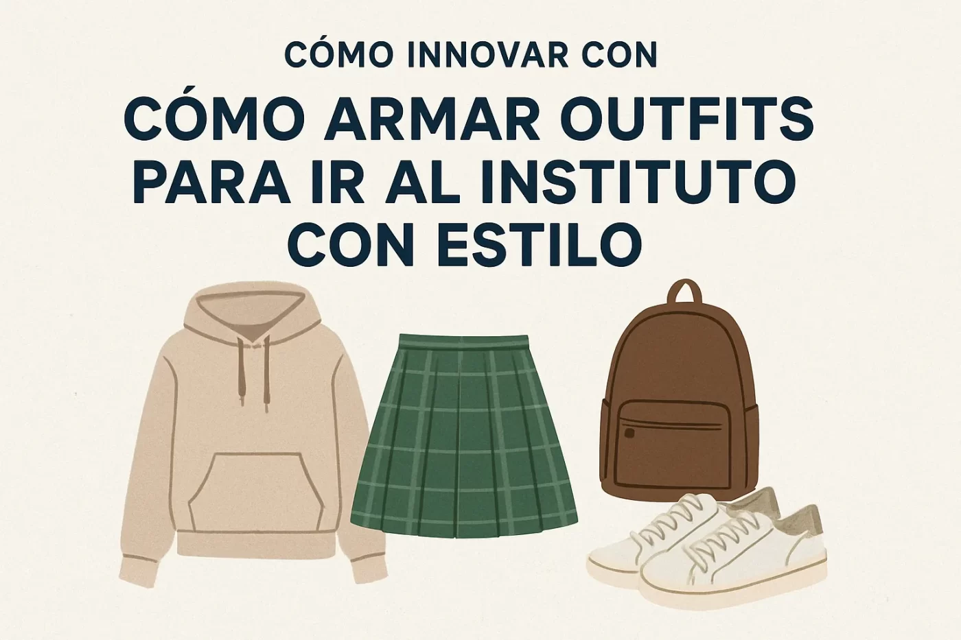 cómo innovar con Cómo armar outfits para ir al instituto con estilo
