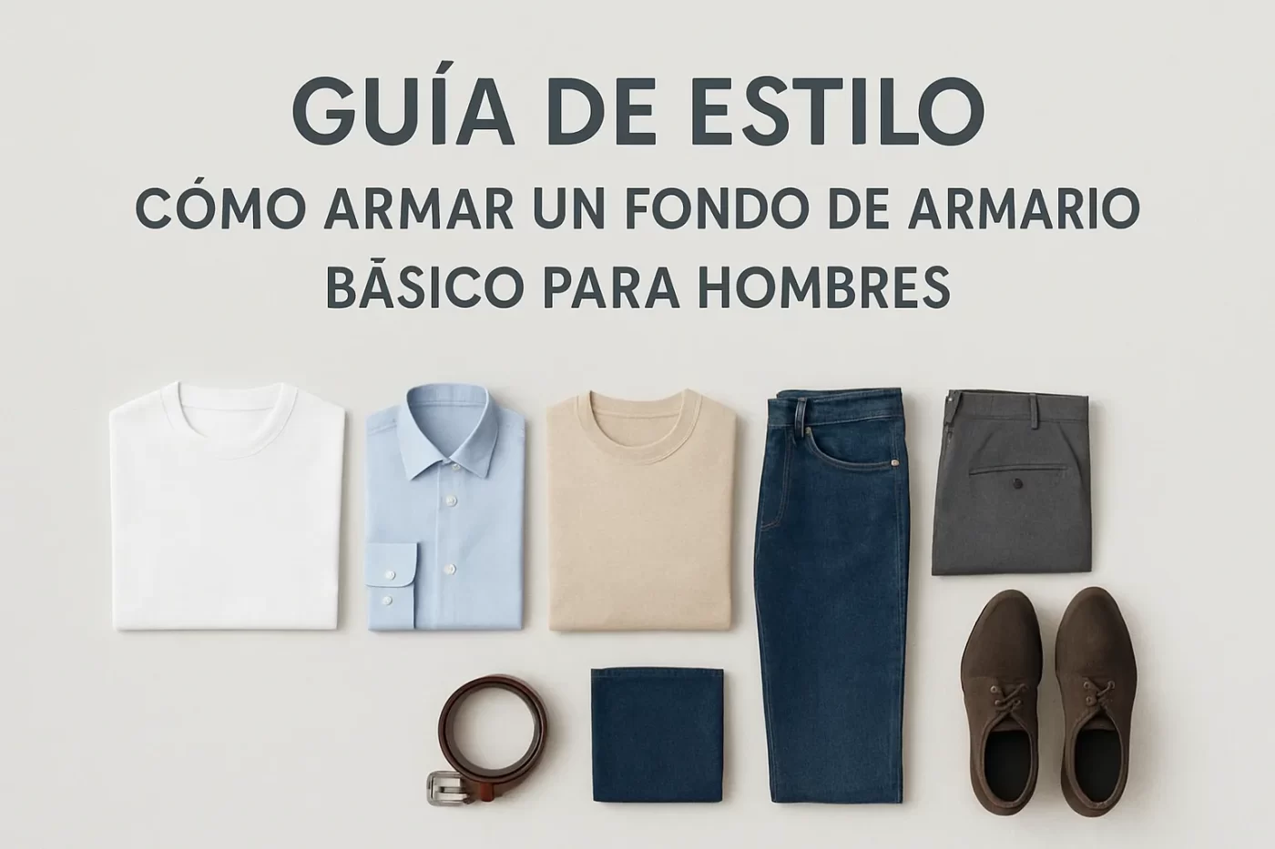 guía de estilo para Cómo armar un fondo de armario básico para hombres