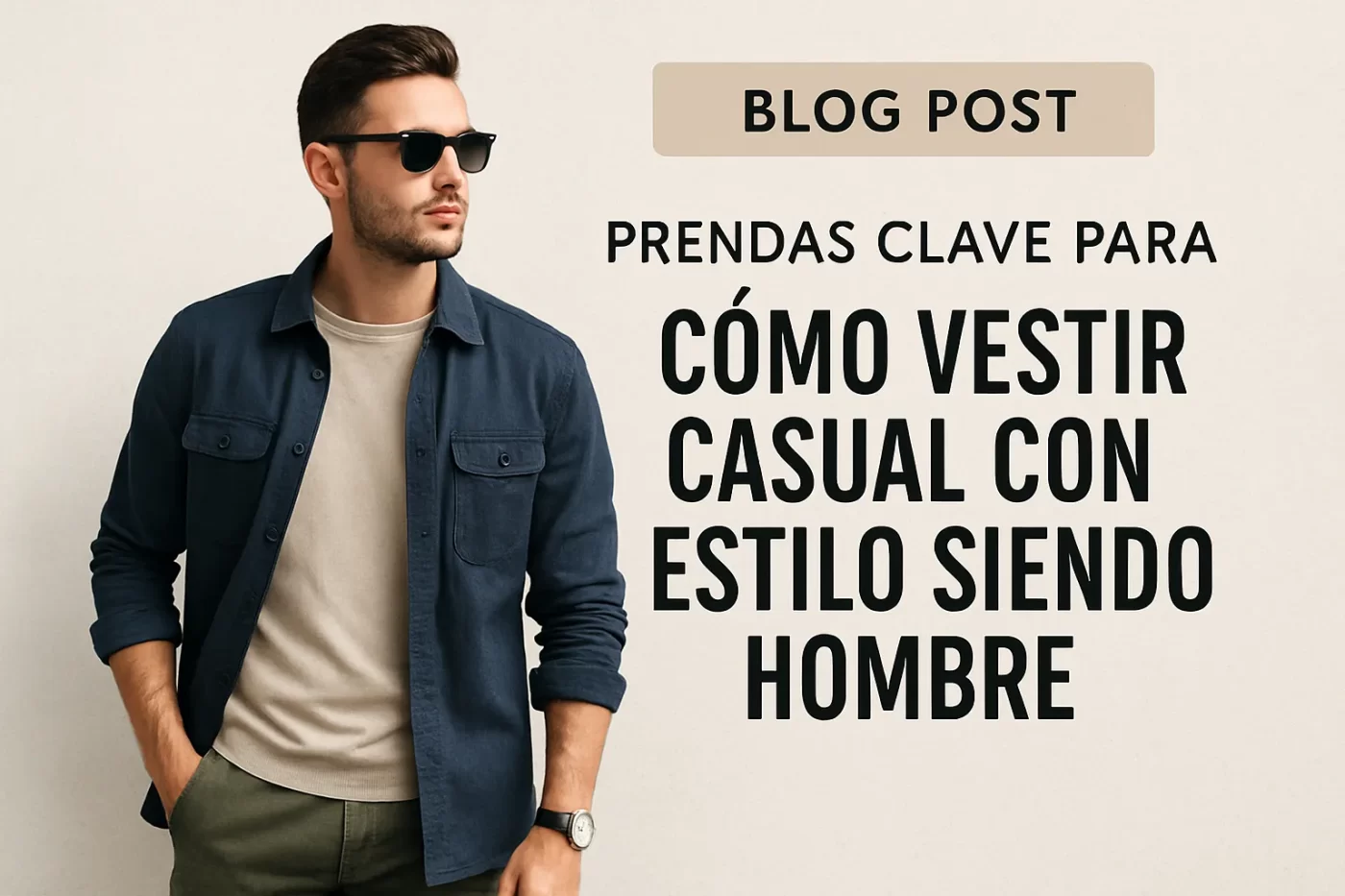 prendas clave para Cómo vestir casual con estilo siendo hombre