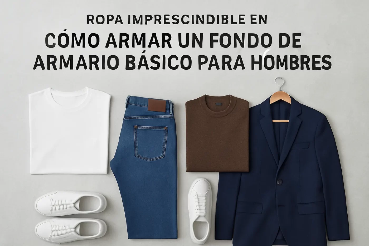 ropa imprescindible en Cómo armar un fondo de armario básico para hombres