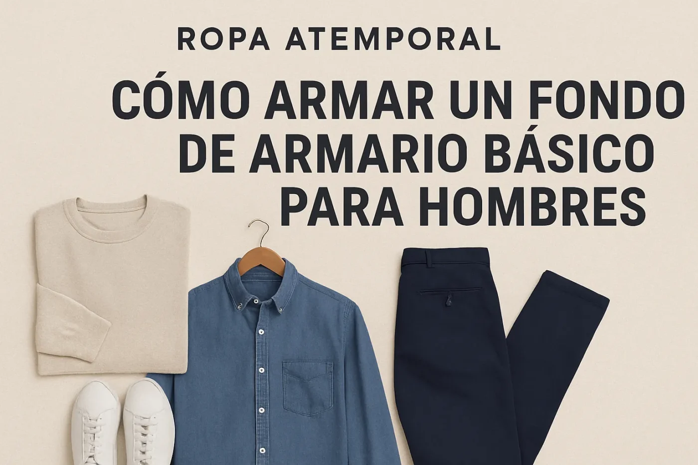 ropa atemporal para Cómo armar un fondo de armario básico para hombres