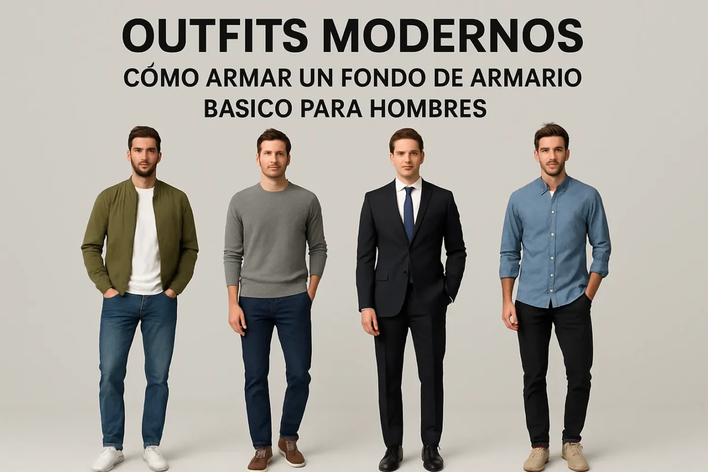 outfits modernos para Cómo armar un fondo de armario básico para hombres