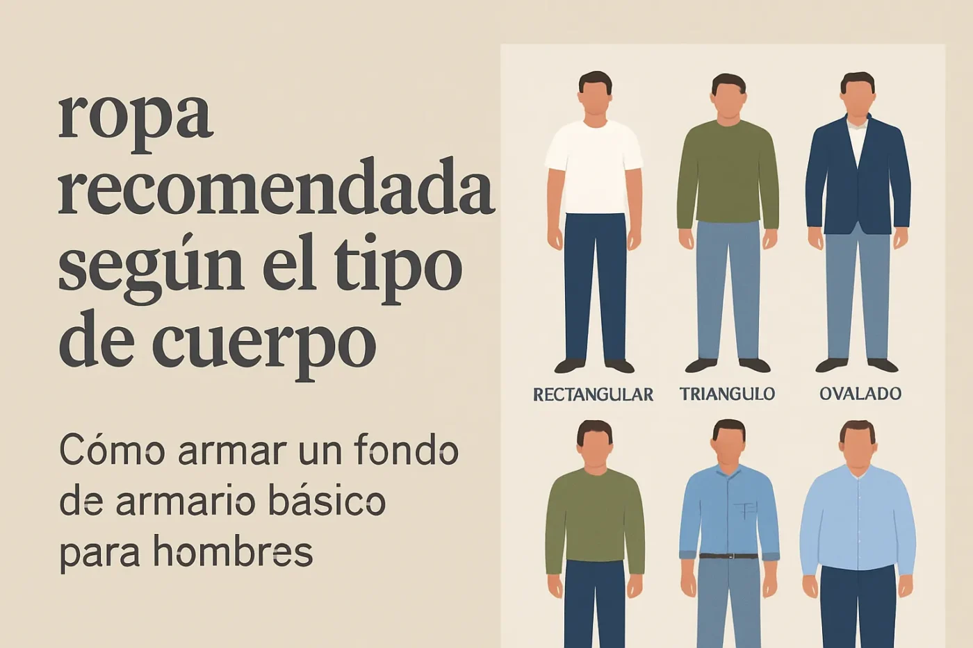 ropa-recomendada-segun-el-tipo-de-cuerpo-con-Como-armar-un-fondo-de-armario-basico-para-hombres - ND - Noticiario Digital ropa recomendada según el tipo de cuerpo con Cómo armar un fondo de armario básico para hombres