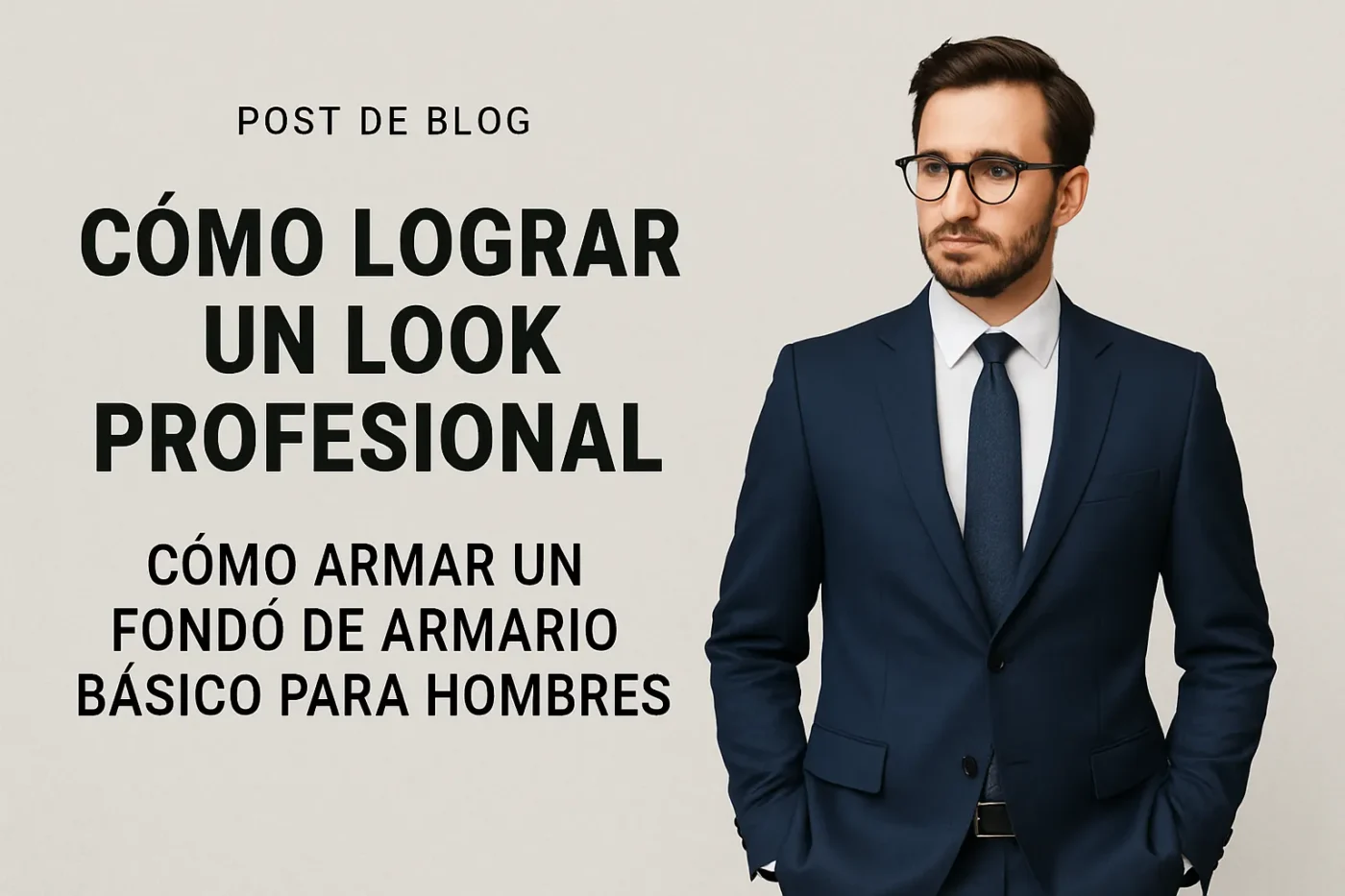 cómo lograr un look profesional con Cómo armar un fondo de armario básico para hombres