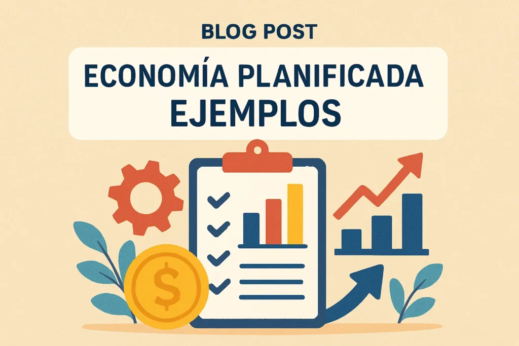 economía planificada ejemplos