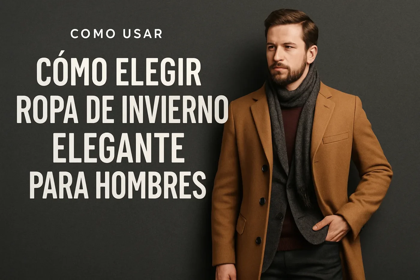 cómo usar Cómo elegir ropa de invierno elegante para hombres