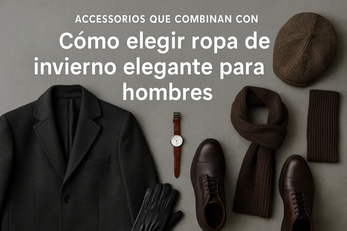 accesorios que combinan con Cómo elegir ropa de invierno elegante para hombres