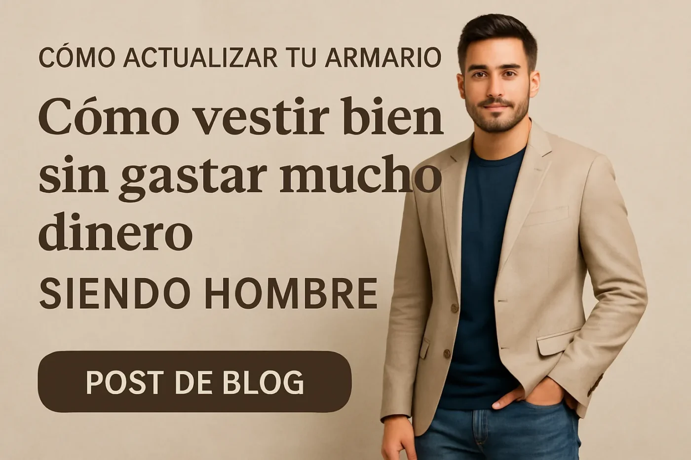cómo actualizar tu armario con Cómo vestir bien sin gastar mucho dinero siendo hombre