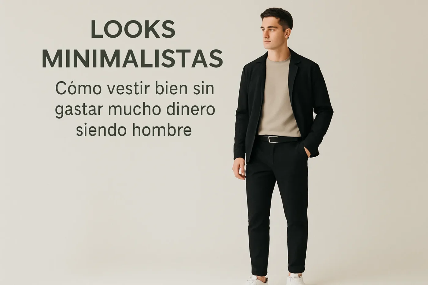 looks minimalistas con Cómo vestir bien sin gastar mucho dinero siendo hombre