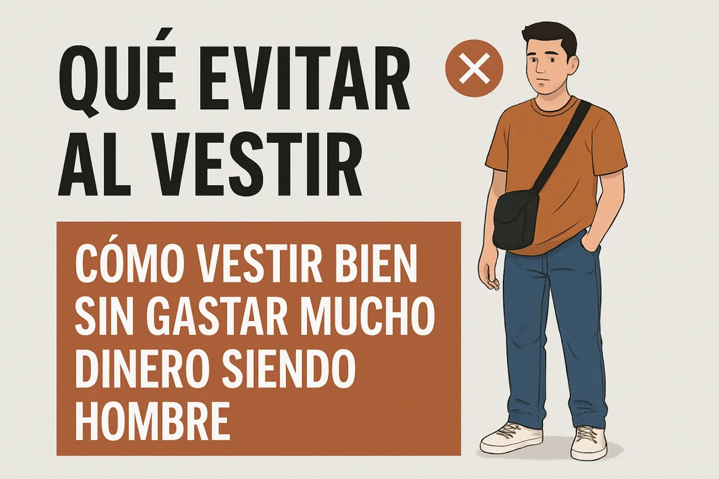 qué evitar al vestir con Cómo vestir bien sin gastar mucho dinero siendo hombre