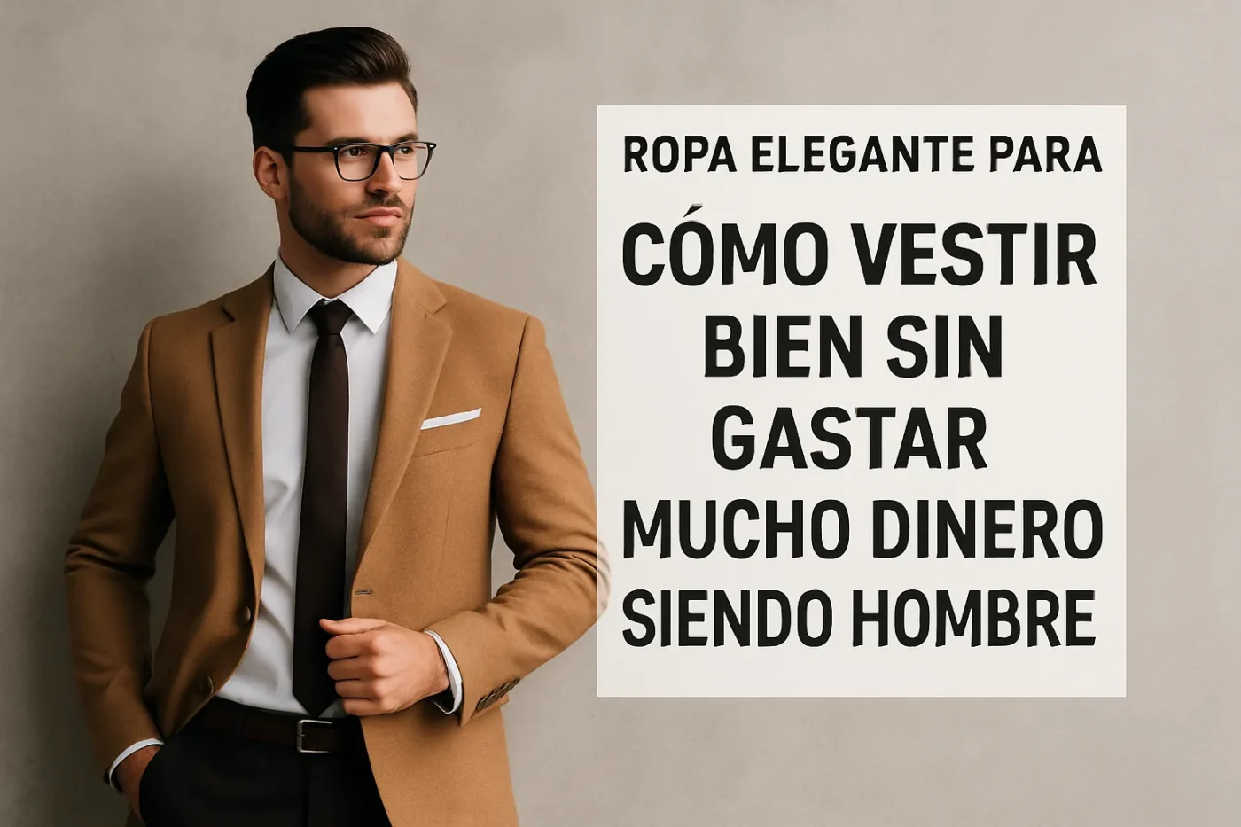 ropa elegante para Cómo vestir bien sin gastar mucho dinero siendo hombre