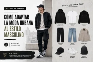 básicos de armario para Cómo adaptar la moda urbana al estilo masculino