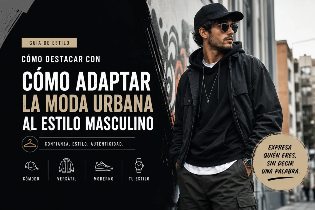 cómo destacar con Cómo adaptar la moda urbana al estilo masculino