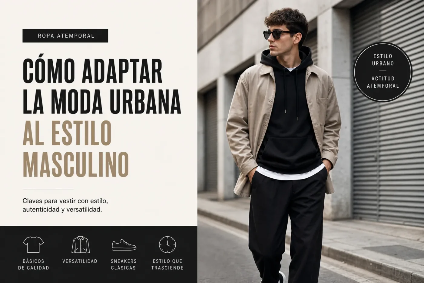 ropa atemporal para Cómo adaptar la moda urbana al estilo masculino