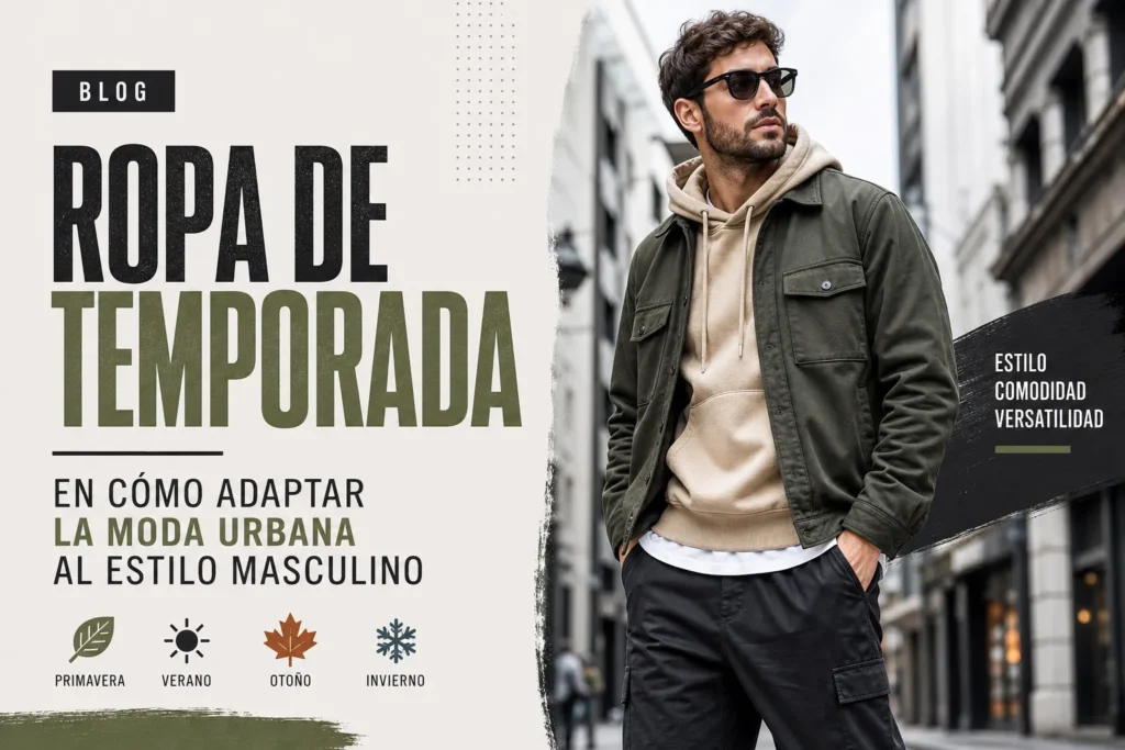 ropa de temporada en Cómo adaptar la moda urbana al estilo masculino
