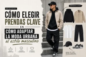 cómo elegir prendas clave en Cómo adaptar la moda urbana al estilo masculino