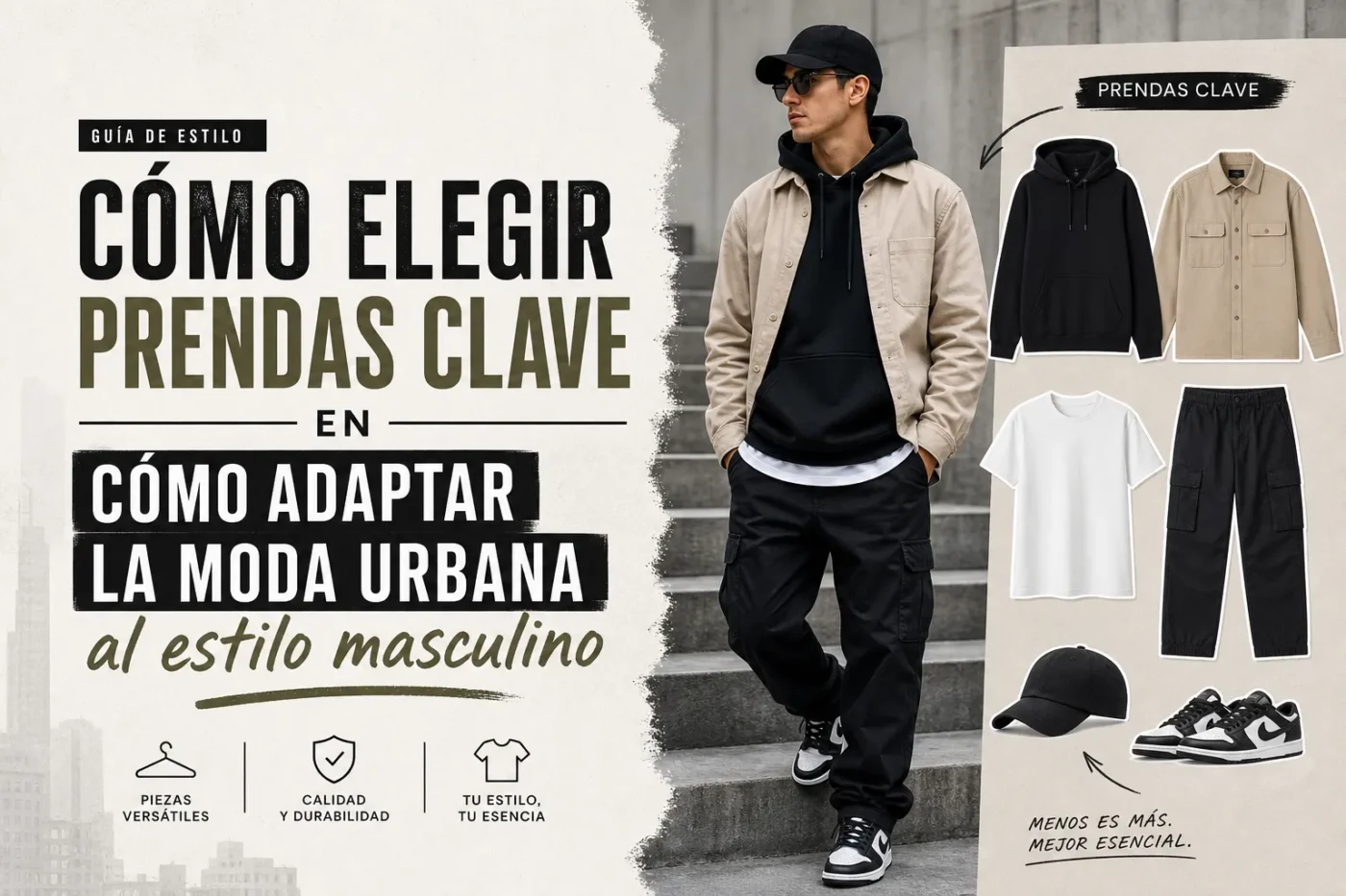 como-elegir-prendas-clave-en-Como-adaptar-la-moda-urbana-al-estilo-masculino - ND - Noticiario Digital cómo elegir prendas clave en Cómo adaptar la moda urbana al estilo masculino