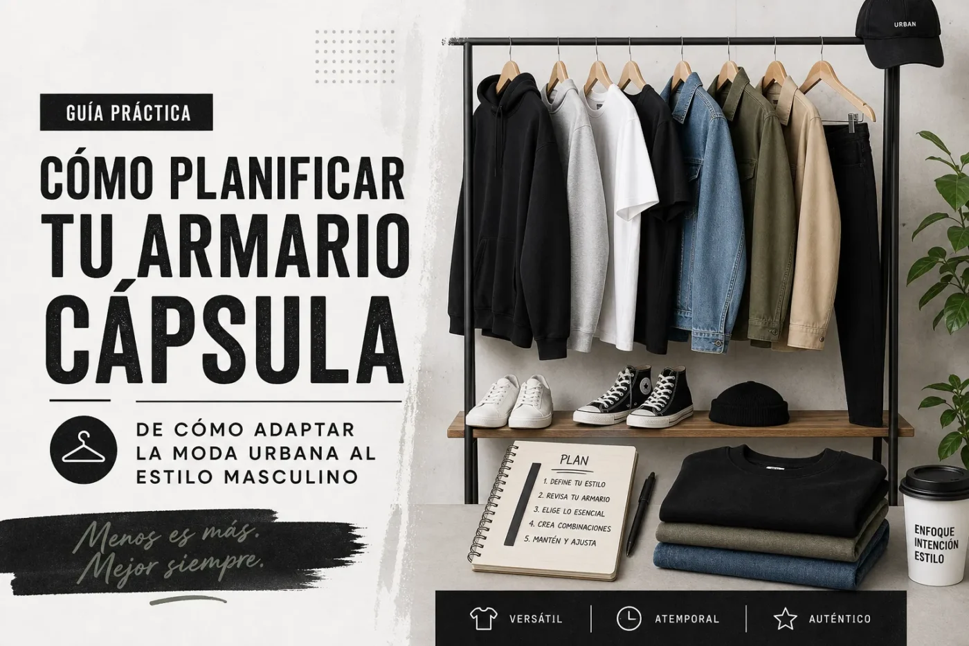 como-planificar-tu-armario-capsula-de-Como-adaptar-la-moda-urbana-al-estilo-masculino - ND - Noticiario Digital cómo planificar tu armario cápsula de Cómo adaptar la moda urbana al estilo masculino