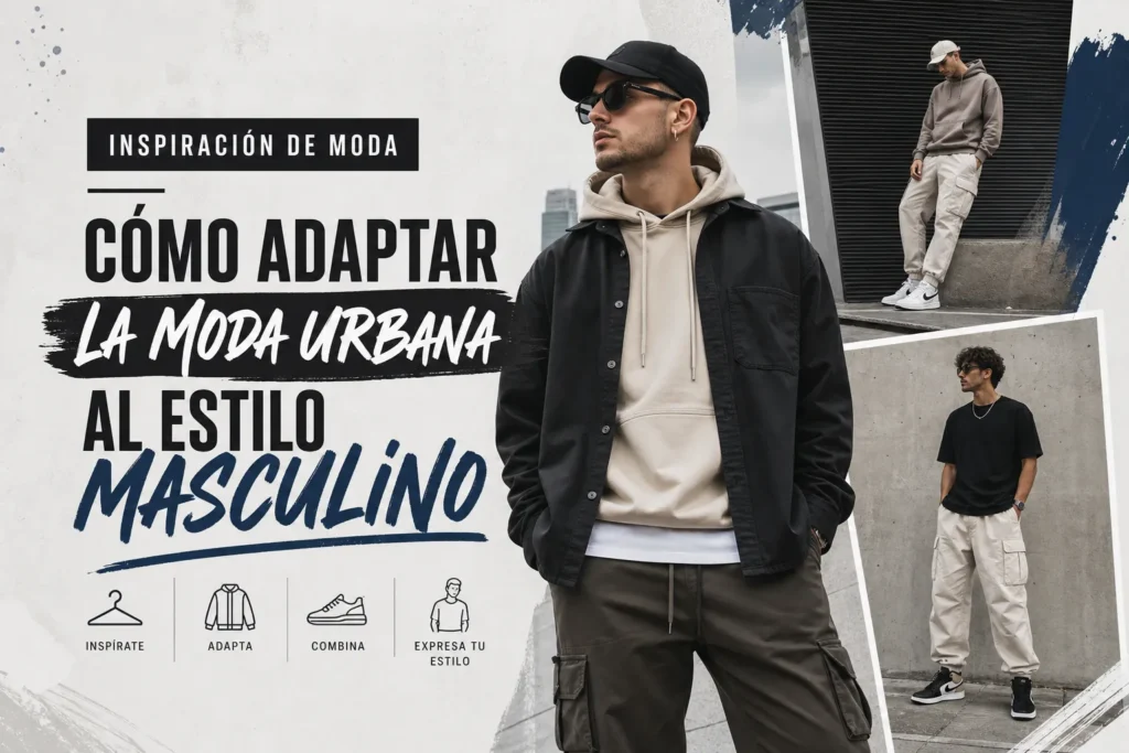 inspiración de moda para Cómo adaptar la moda urbana al estilo masculino