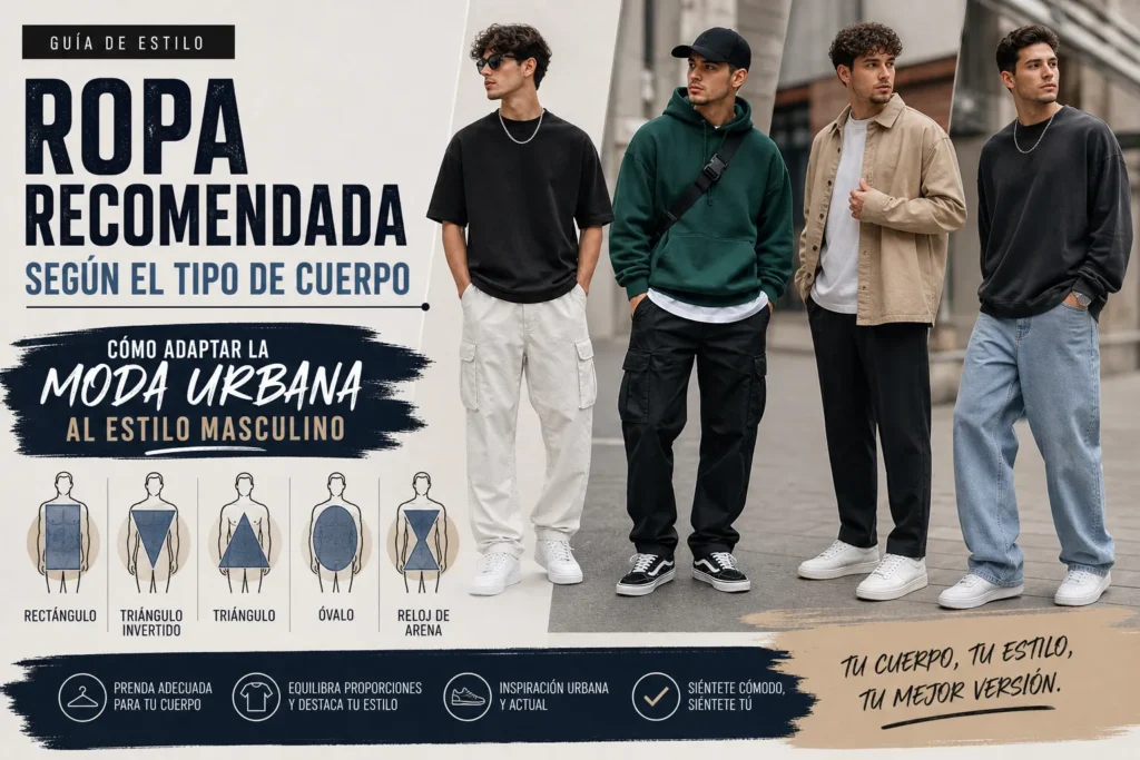 ropa-recomendada-segun-el-tipo-de-cuerpo-con-Como-adaptar-la-moda-urbana-al-estilo-masculino - ND - Noticiario Digital ropa recomendada según el tipo de cuerpo con Cómo adaptar la moda urbana al estilo masculino