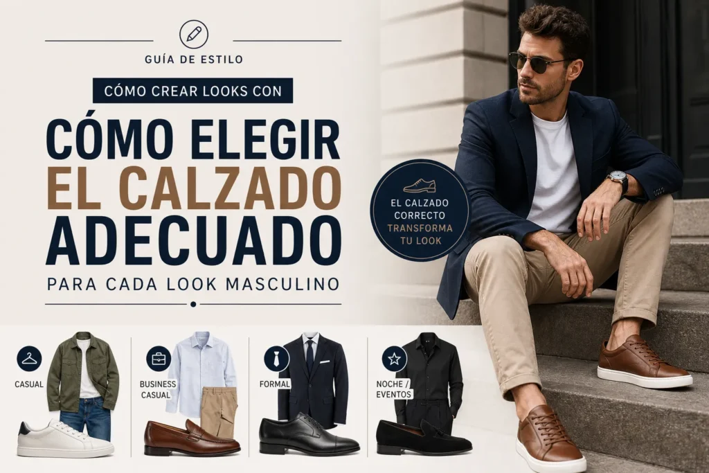 como-crear-looks-con-Como-elegir-el-calzado-adecuado-para-cada-look-masculino - ND - Noticiario Digital cómo crear looks con Cómo elegir el calzado adecuado para cada look masculino