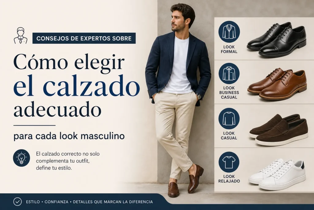 consejos-de-expertos-sobre-Como-elegir-el-calzado-adecuado-para-cada-look-masculino - ND - Noticiario Digital consejos de expertos sobre Cómo elegir el calzado adecuado para cada look masculino